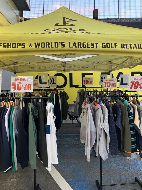 ウェアセール開始！！｜外環寝屋川店｜ゴルフのことなら東京大阪など